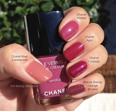 chanel nail polish rose confidentiel